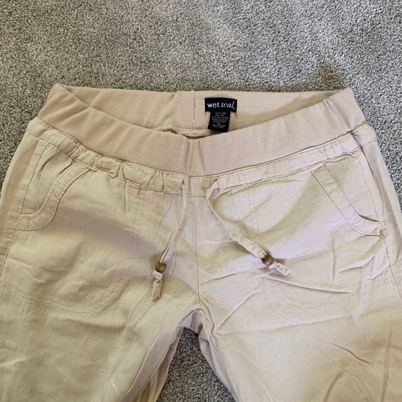 WET SEAL LINEN PANTS - Picture 4 of 4